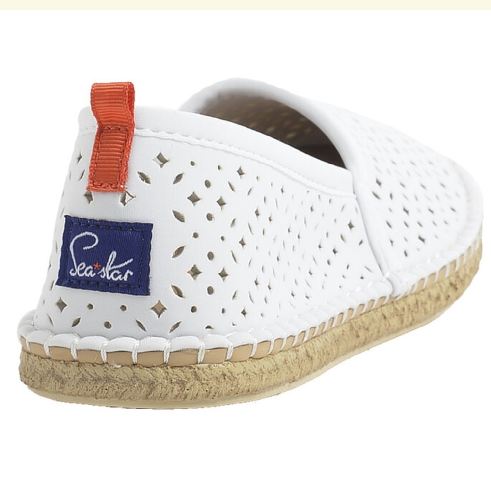 SEA STAR BEACHWEAR Women's Beachcomber Espadrille, White Eyelet - Picture 4 of 10